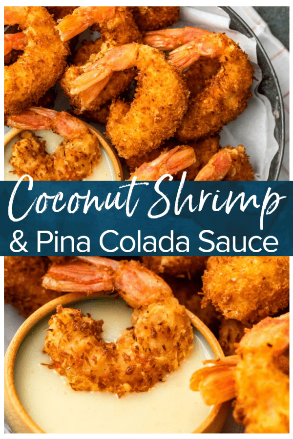 Coconut Shrimp is a crispy, crave-worthy appetizer that everyone will love. It's especially delicious when paired with the perfect coconut shrimp sauce: a Spicy Pina Colada Dipping Sauce! The two go hand in hand, a match made in heaven. And this coconut shrimp recipe is just as good as a main dish as it is as a party appetizer!