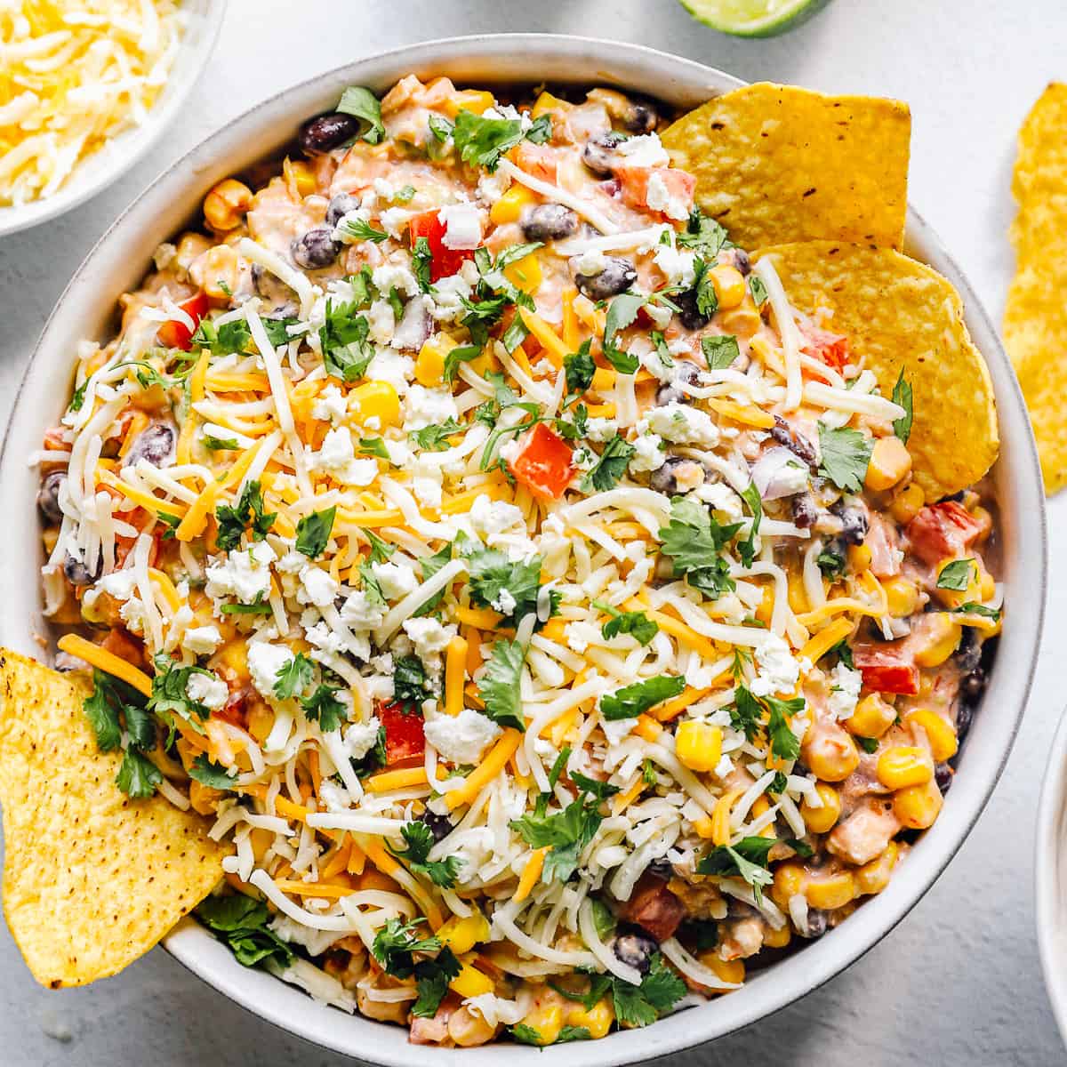 Black Bean Corn Mexican Fiesta Dip