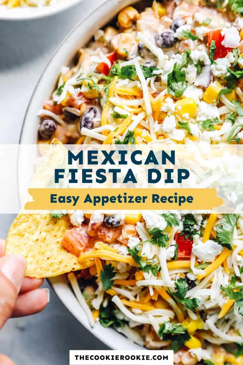 mexican dip fiesta dip pinterest