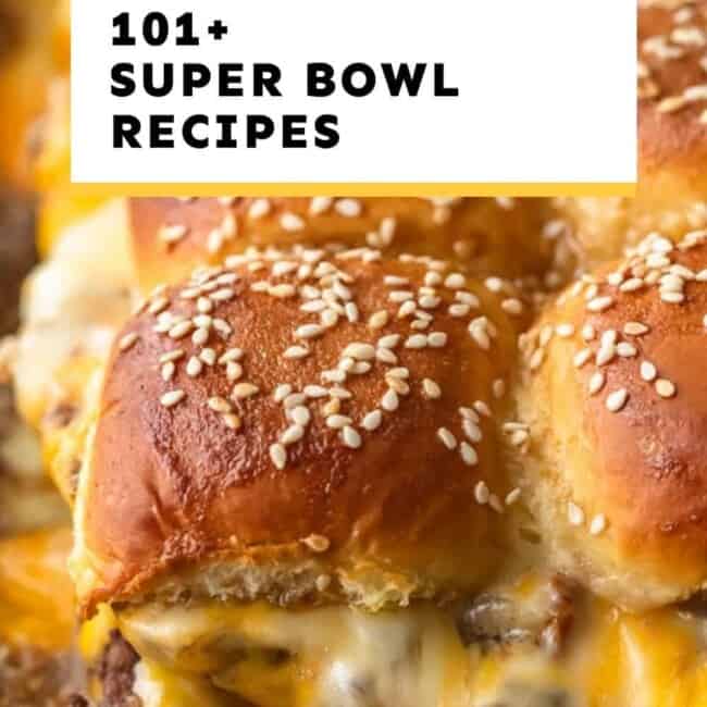 guide des recettes du superbowl