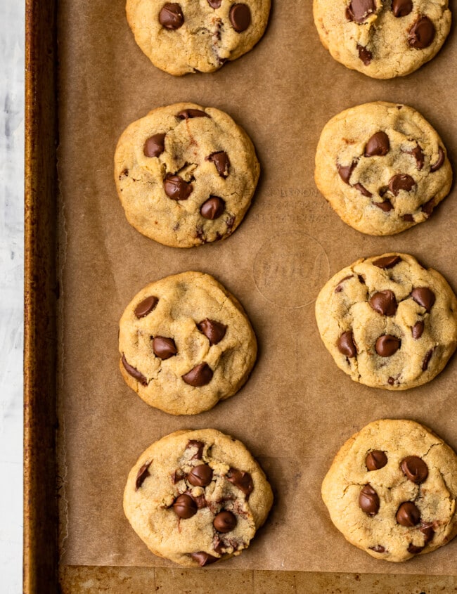 This Gluten Free Chocolate Chip Cookies recipe is super soft, moist, chewy, and delicious! Yes, you can make soft and chewy chocolate chip cookies without gluten, and boy are they good. Plus we added a special ingredient (it's cornstarch) to make them extra chewy.