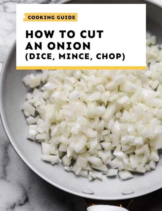 how to cut an onion