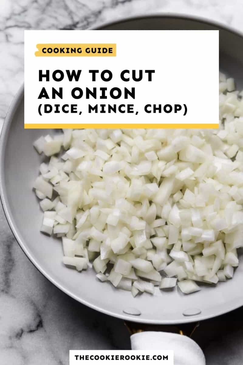 How to Cut an Onion (How to Dice, Mince, and Chop Onions) VIDEO!!