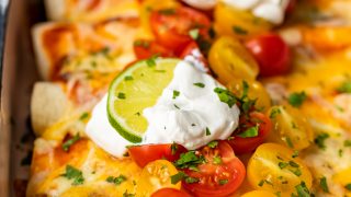 Shredded Beef Enchiladas Supreme 