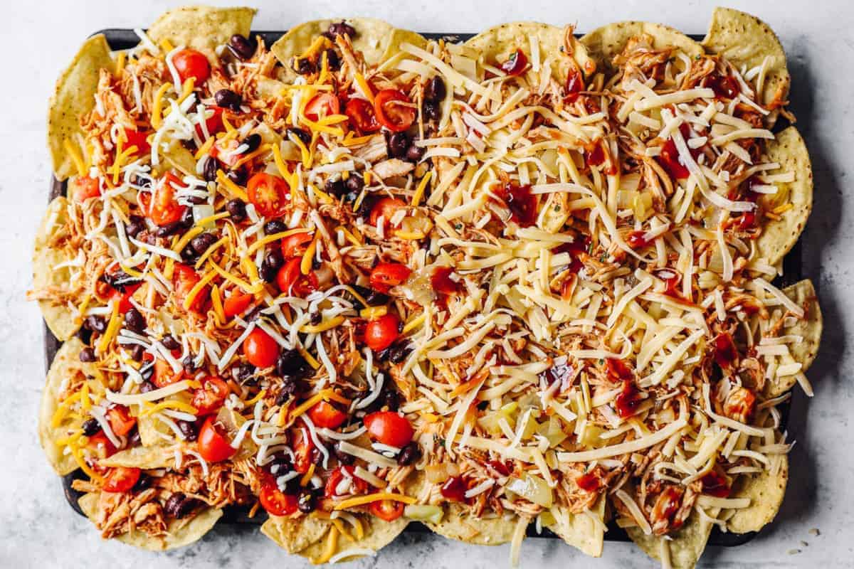 chicen nachos ready