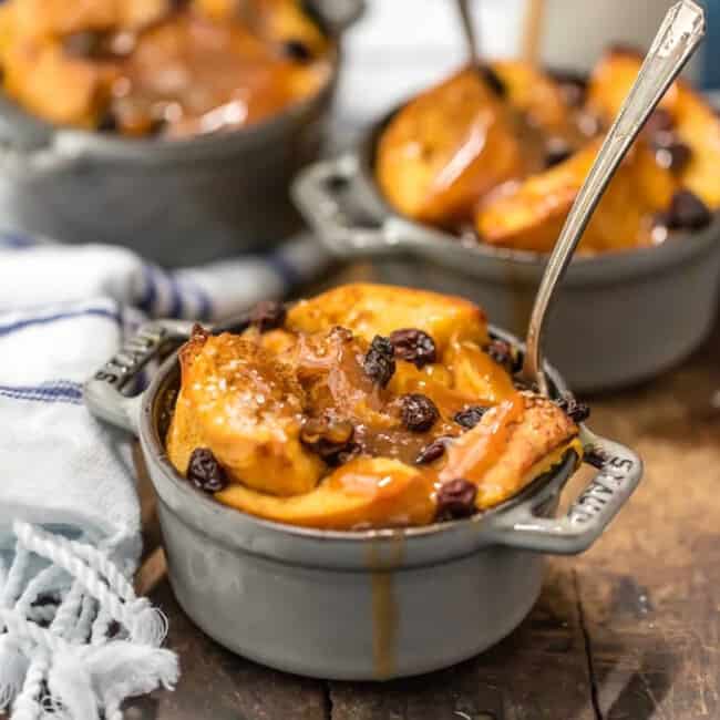 Irish Bread Pudding Recipe with Whiskey Caramel Sauce - The Cookie Rookie®