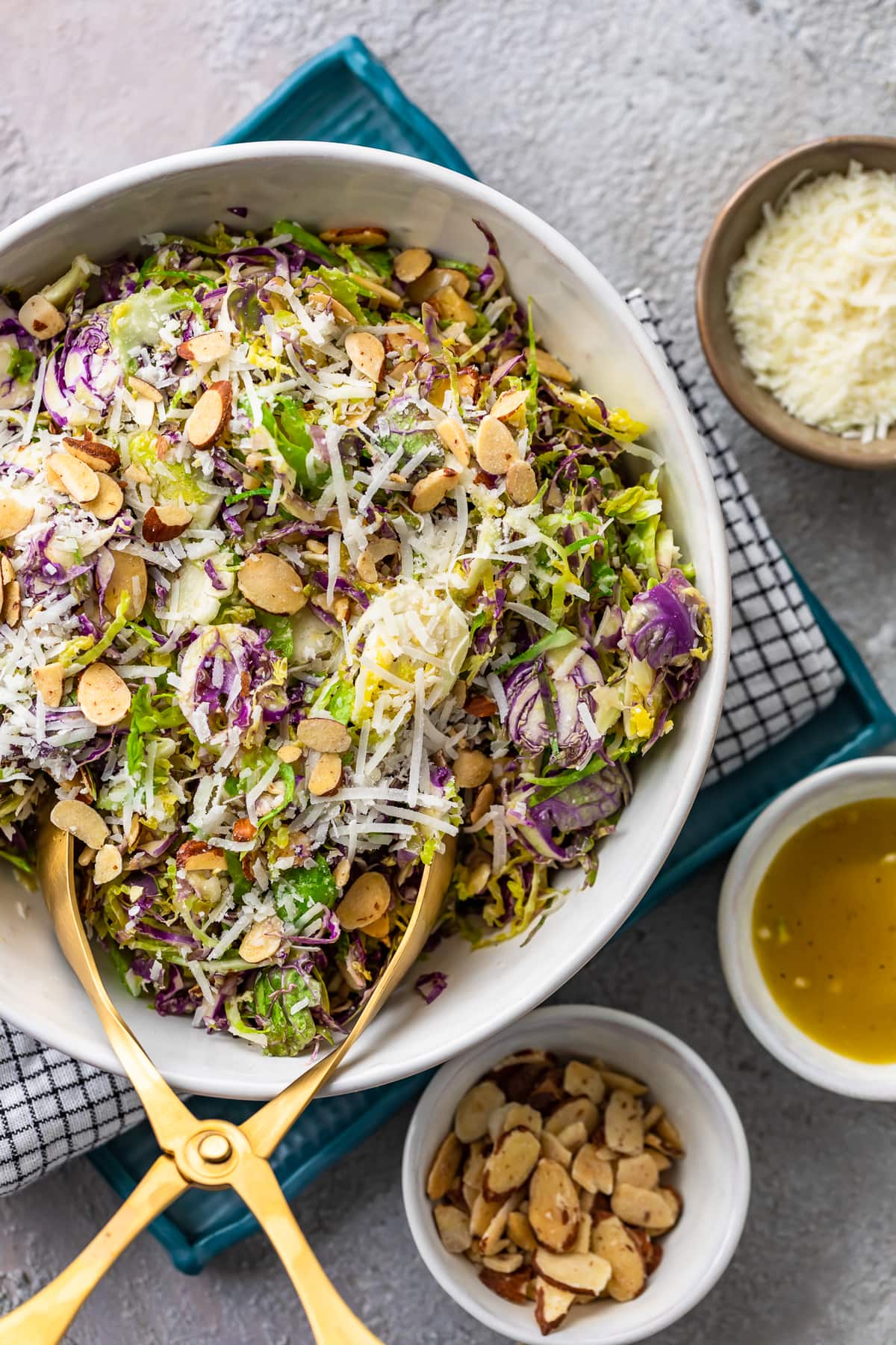 salad in a white bowl