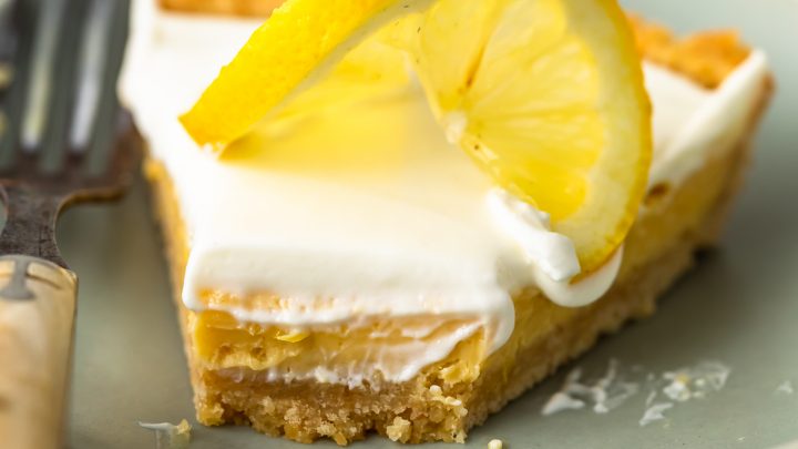 Sour Cream Lemon Pie Recipe with Saltine Cracker Crust