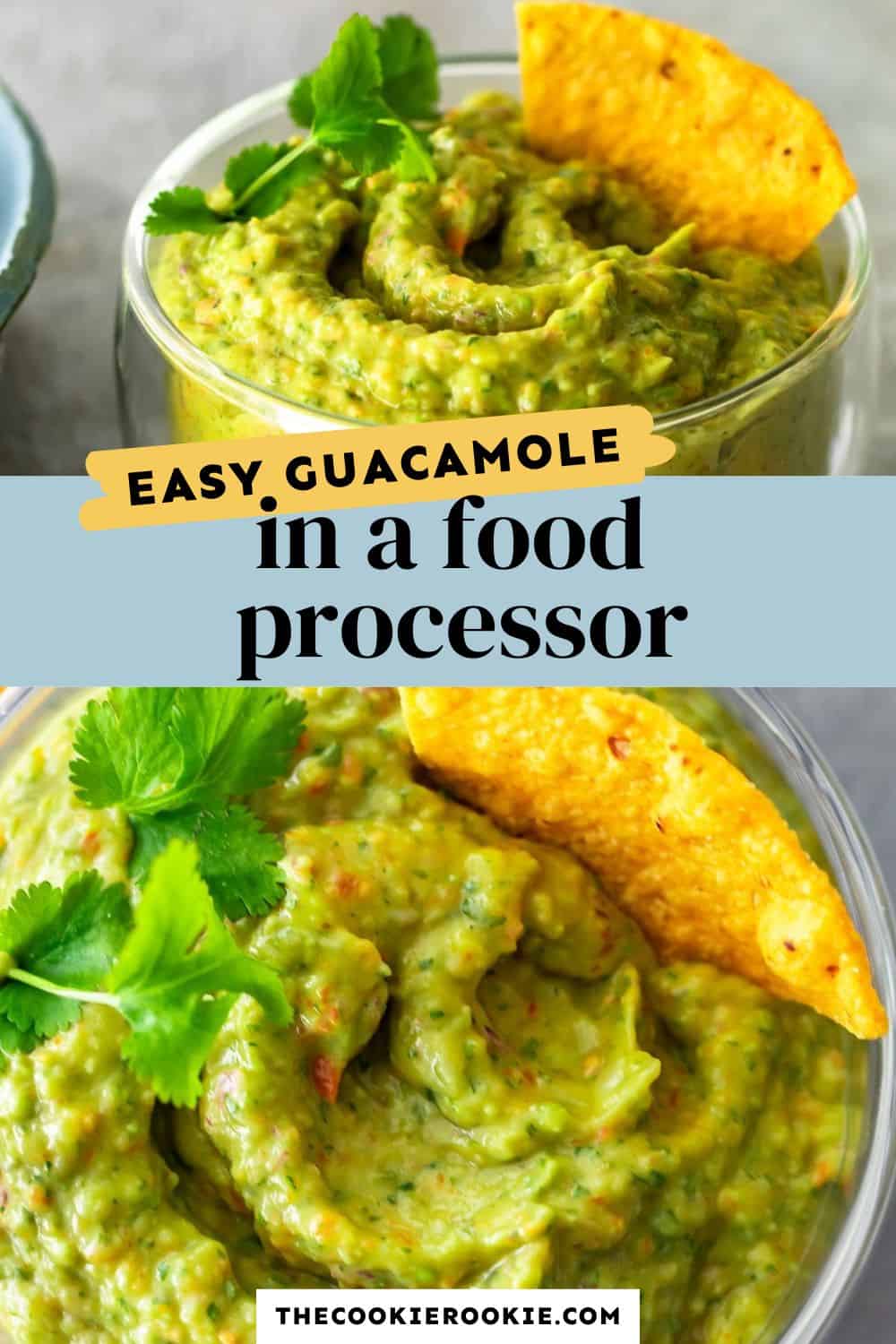 Easy Guacamole Food Processor pin image