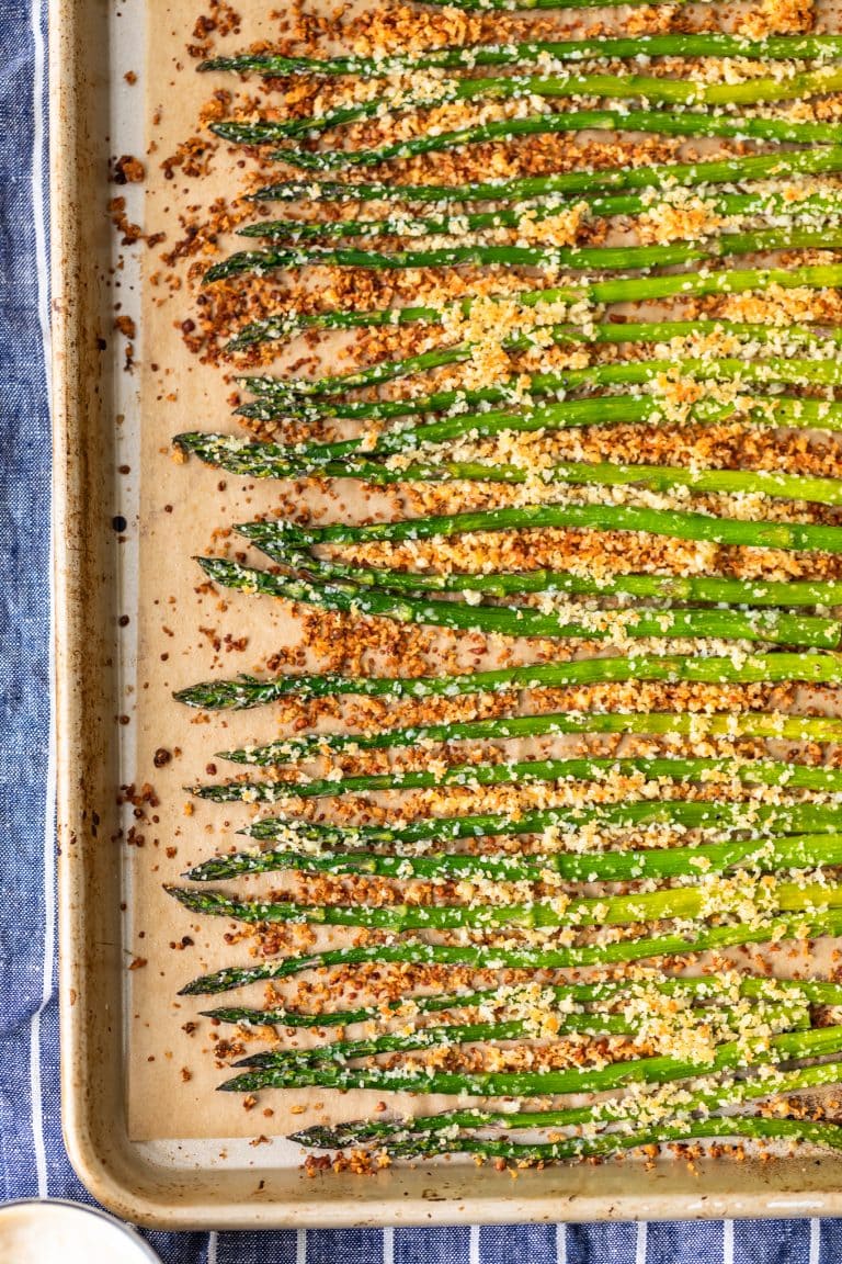 Crispy Garlic Roasted Asparagus (with Garlic Aioli) Recipe The Cookie