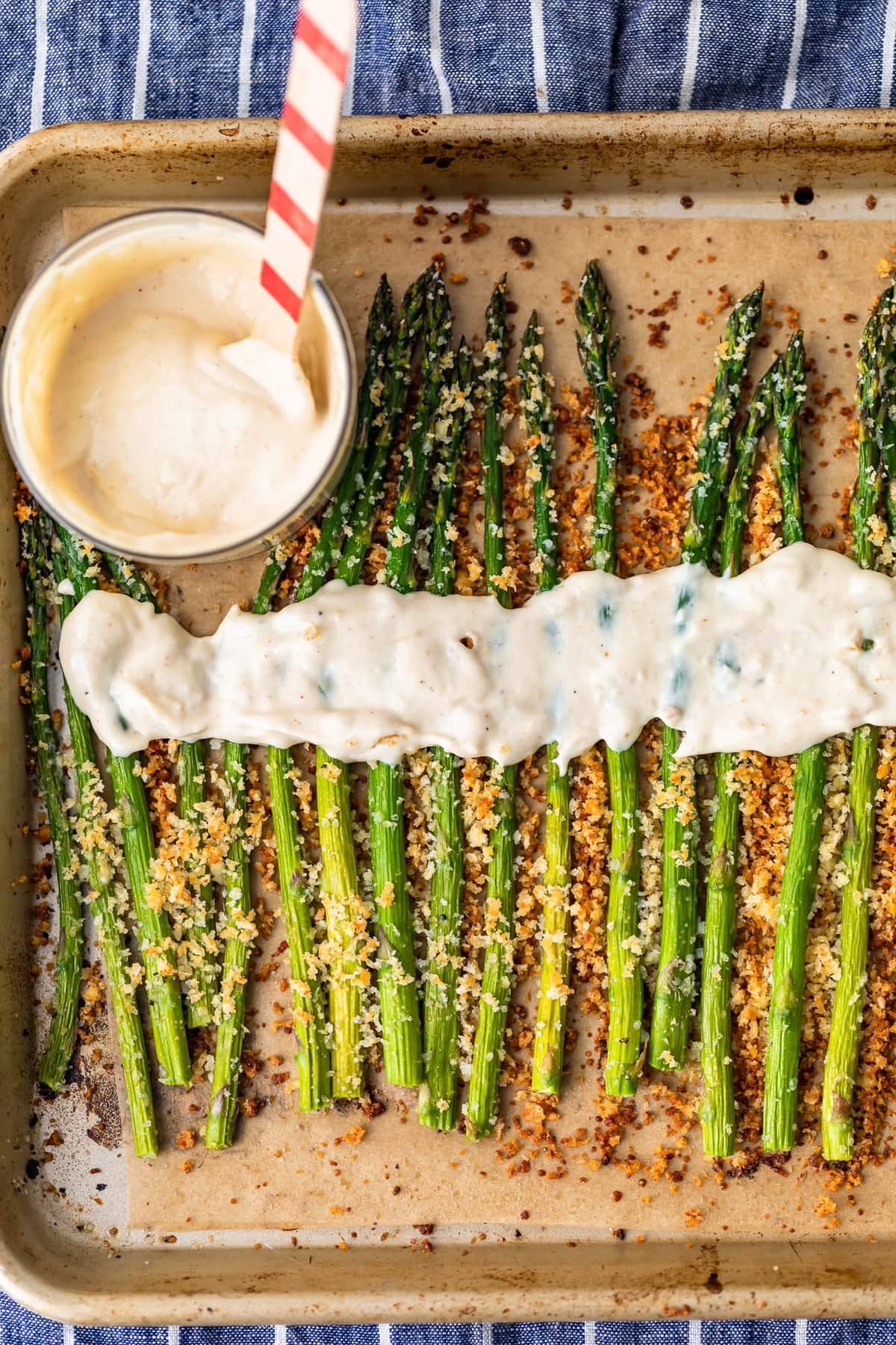 asparagus with aioli