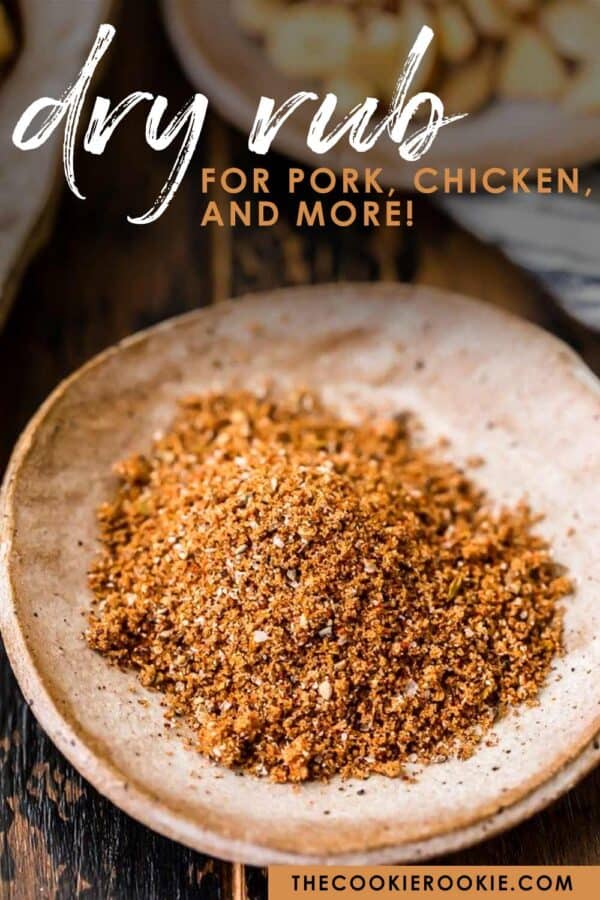 Trockenrub für Schweinefleisch pinterest image