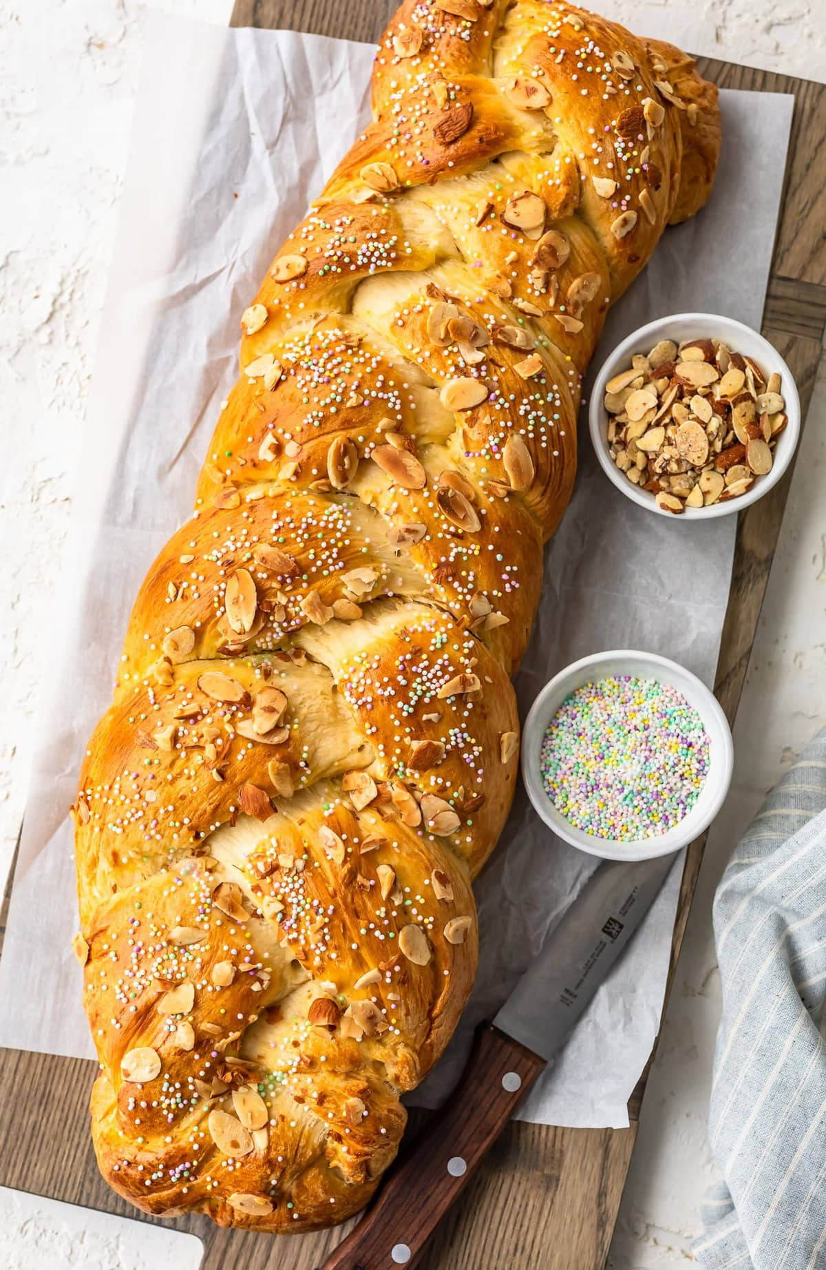 Easter Bread Recipe {Orange Almond Sweet Bread} - (VIDEO!)