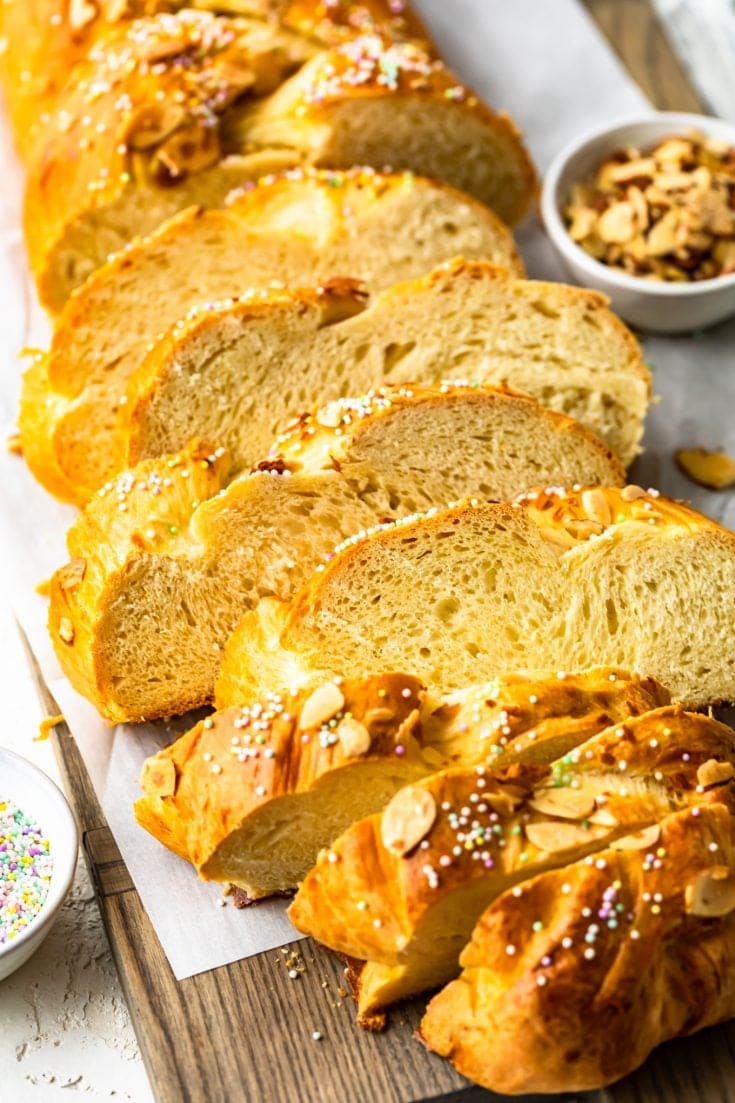 Easter Bread Recipe {Orange Almond Sweet Bread} (VIDEO!)