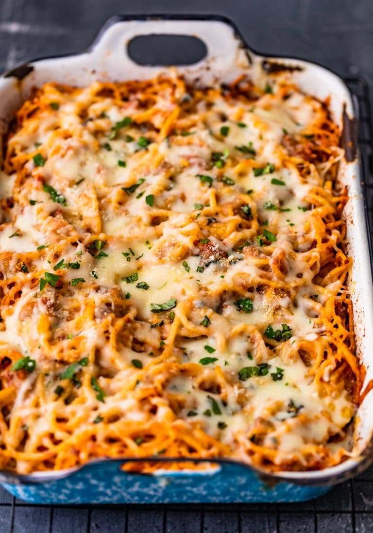 Baked Spaghetti Recipe - The Cookie Rookie® (VIDEO!!)