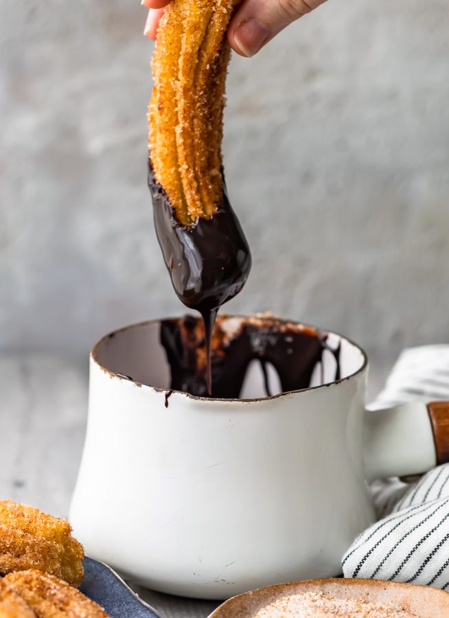 Easy Churros Recipe with Chocolate Sauce (Gluten Free Churros!) Recipe