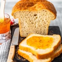 Homemade Sandwich Bread is an easy way to make your sandwiches extra fresh and extra tasty! This easy homemade bread recipe is simple enough to make every week. It's perfect for sandwiches, toast, or anything else you need bread for!