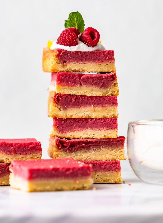 Lemon Raspberry Bars Recipe The Cookie Rookie® (VIDEO!!)