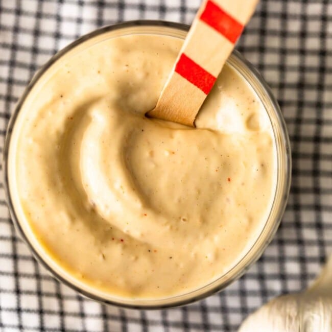 Garlic Aioli is a super flavorful sauce that goes with so many recipes. This creamy Roasted Garlic Aioli recipe is easy, tasty, and slightly addicting. It's one of my favorite dips for fries, and goes perfectly with vegetables, chicken, fish, and more! Let me show you how to make the BEST aioli!