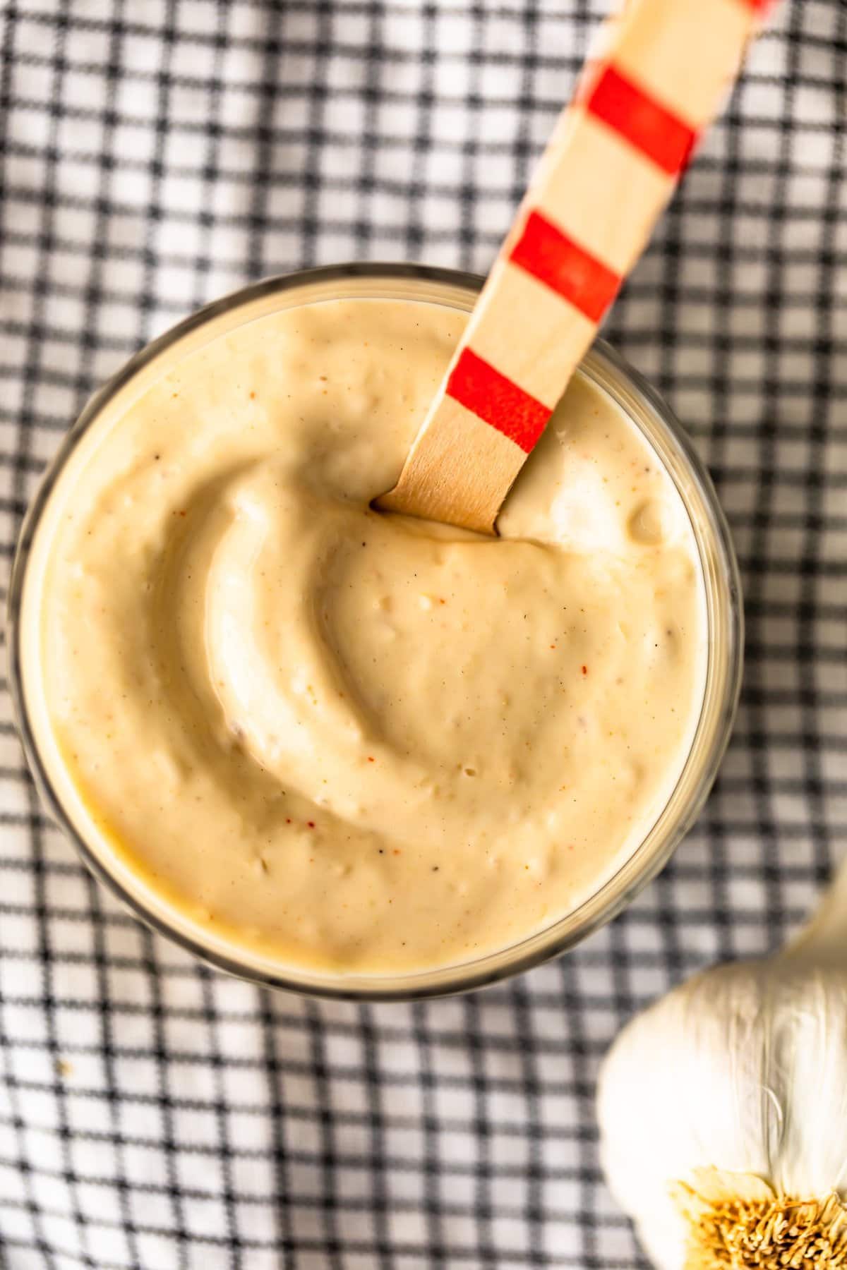 Easy homemade Garlic Aioli - The Cookie Rookie