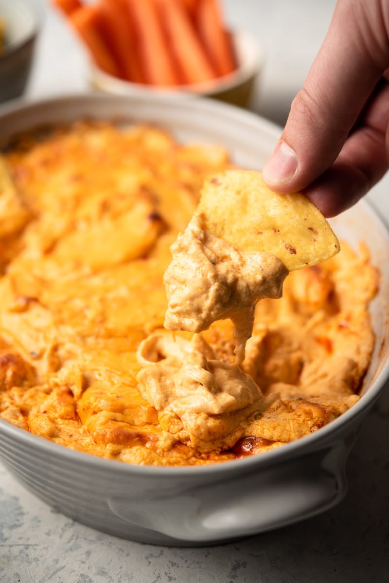 Buffalo Chicken Dip Recipe (VIDEO) The Cookie Rookie