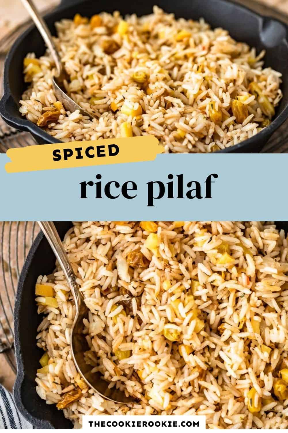 Spiced Rice Pilaf pin image