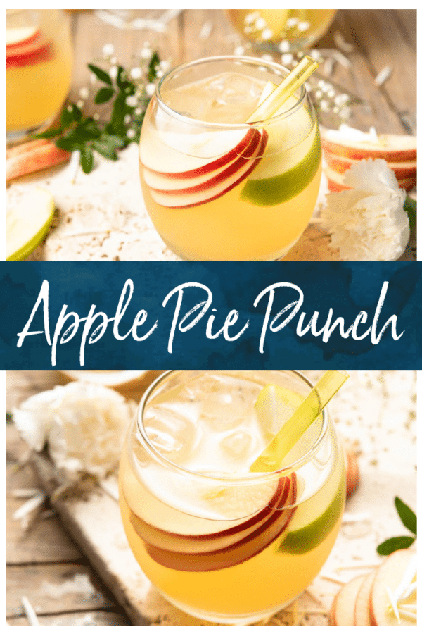 apple pie punch collage - pinterest image