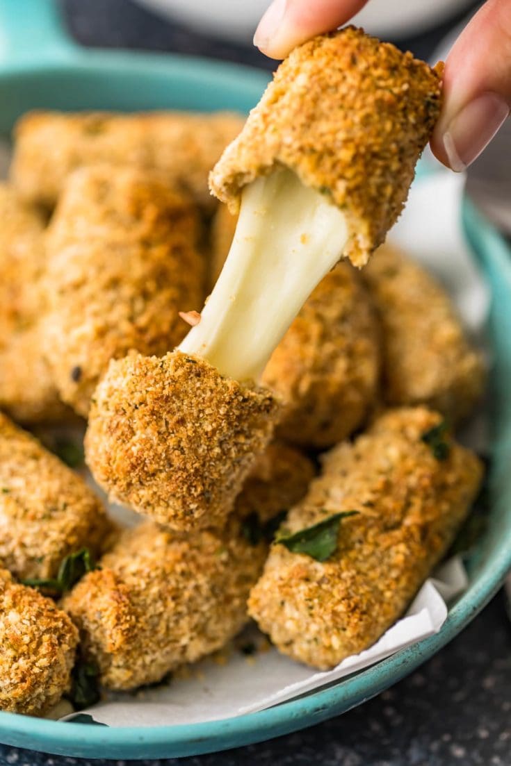 Baked Mozzarella Sticks Recipe The Cookie Rookie® (VIDEO!!)