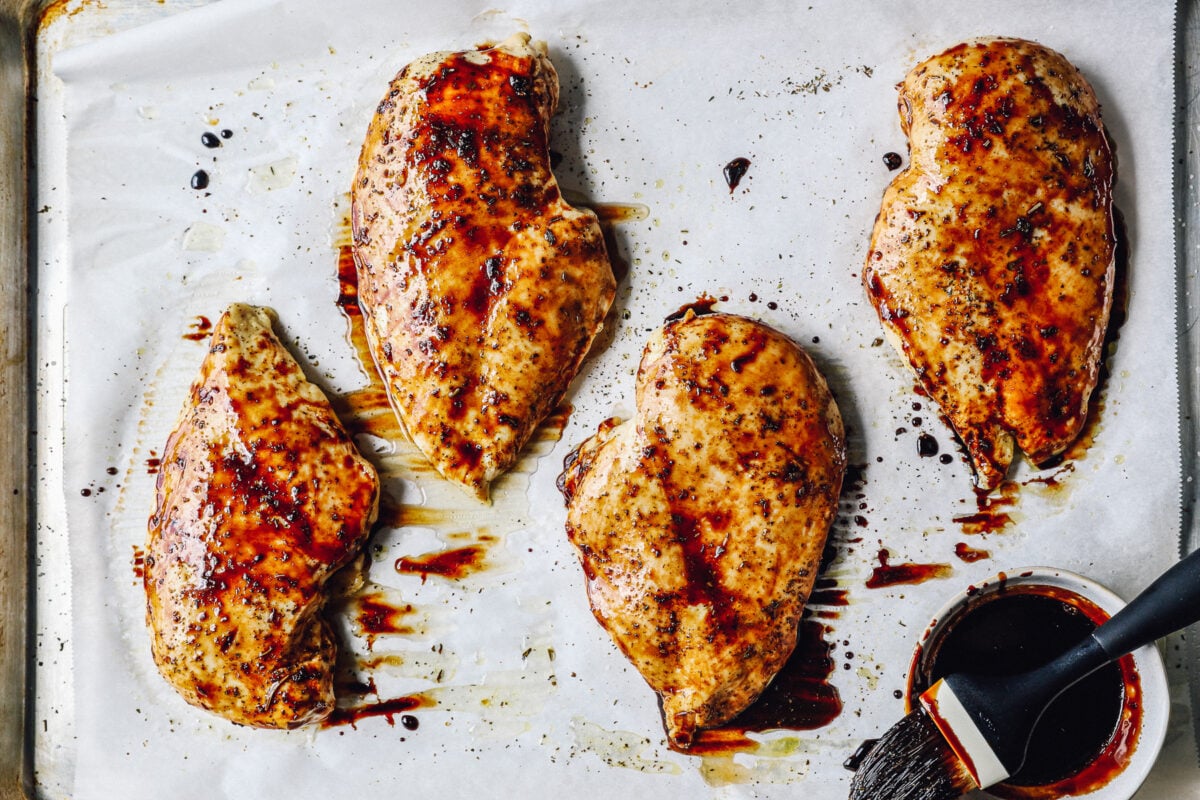 making balsamic chicken breast