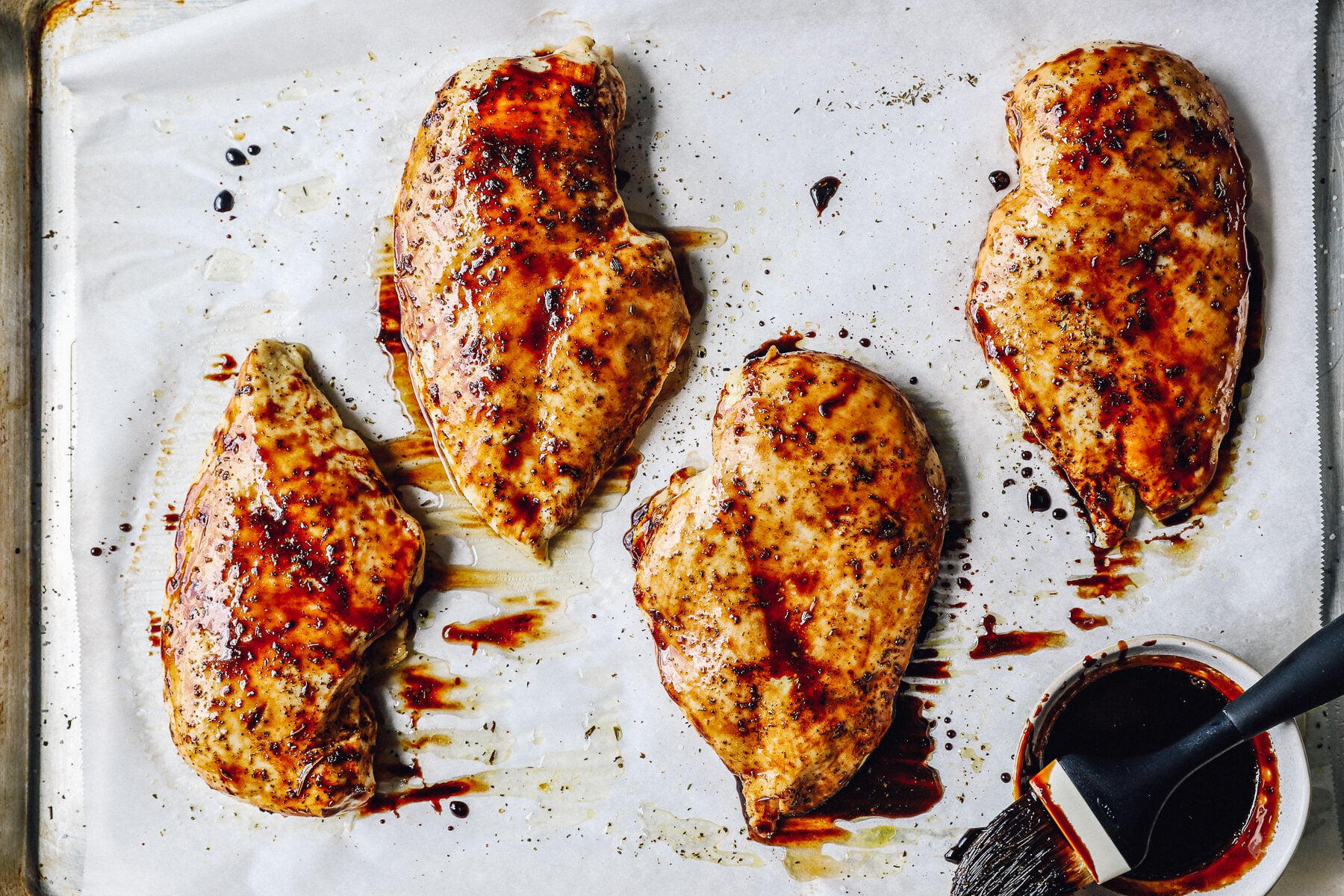 making balsamic chicken breast