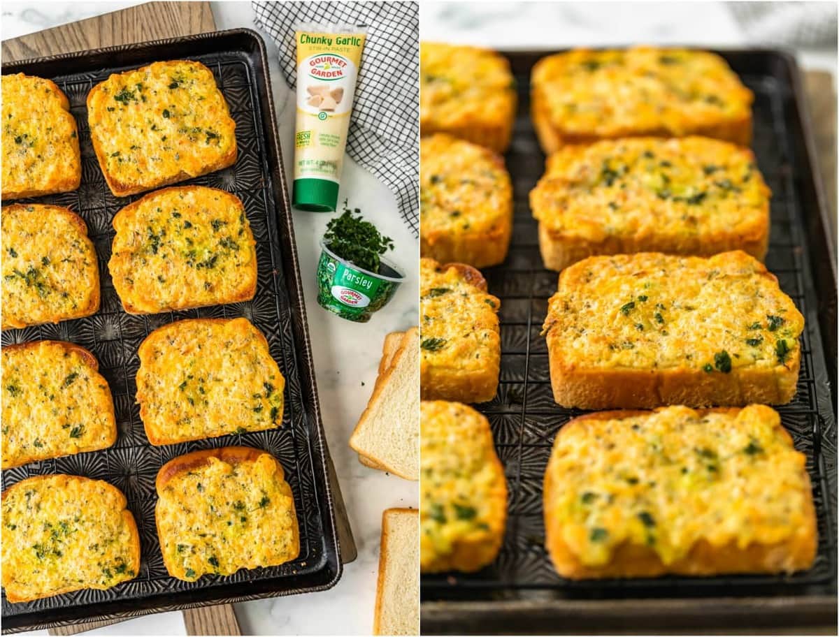 Cheesy Garlic Bread  Texas Toast Garlic Bread    VIDEO    - 84