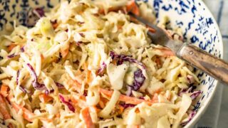 Creamy Coleslaw Recipe (Homemade Coleslaw)