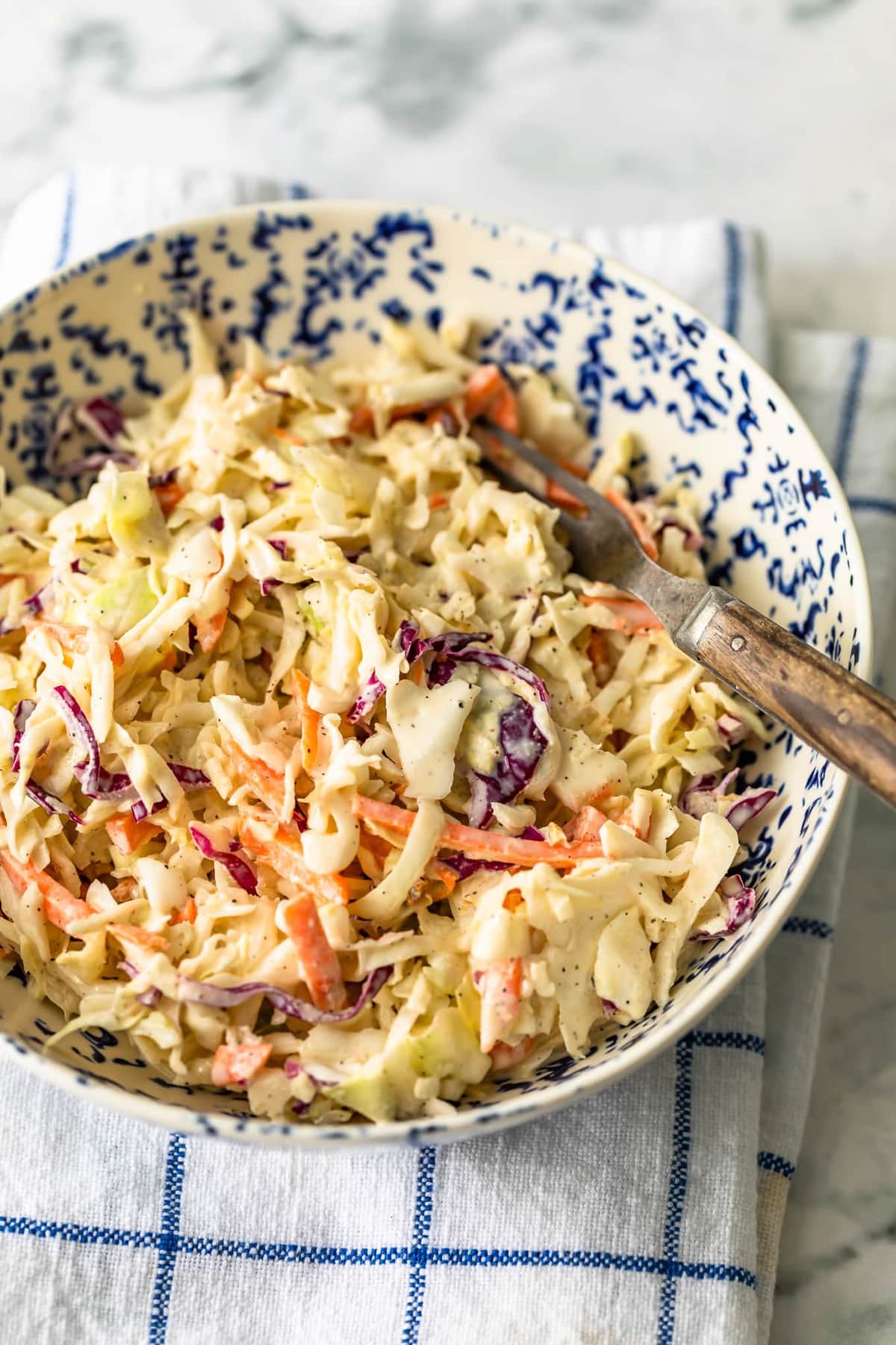 bowl of coleslaw 