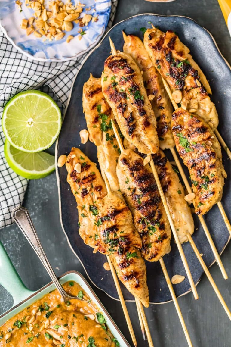 Easy Chicken Satay with Peanut Sauce Recipe The Cookie Rookie®