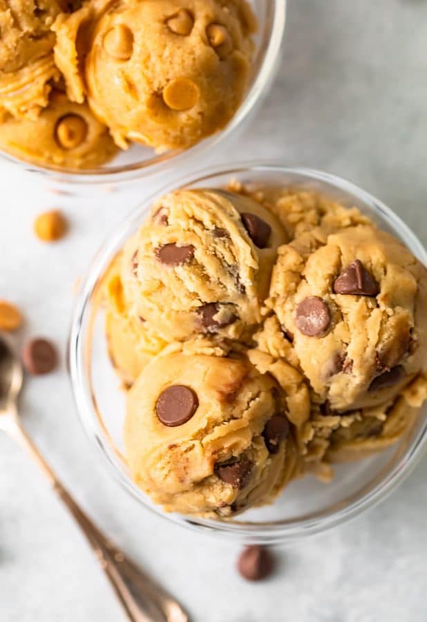 Edible Cookie Dough Recipe Chocolate Chip (VIDEO!!!)