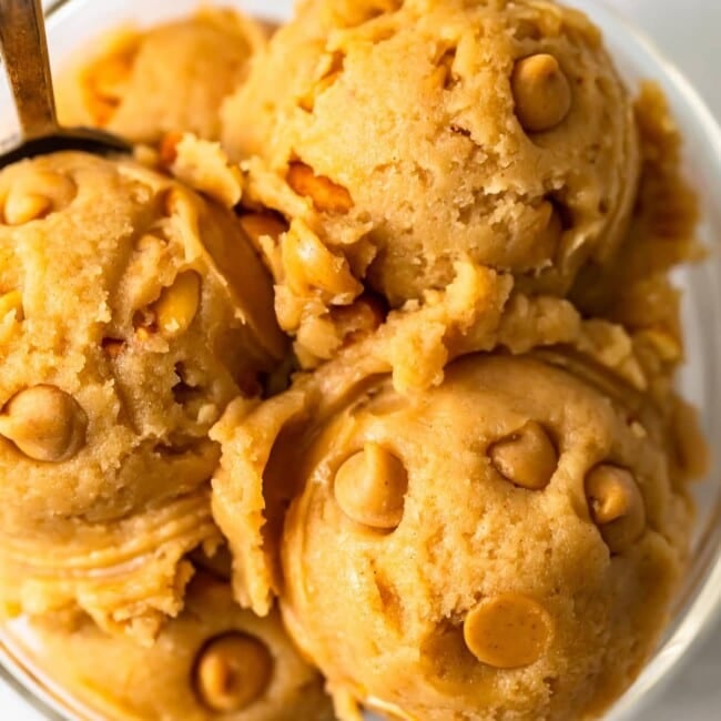 Edible Cookie Dough Scoops – Butter & Batter