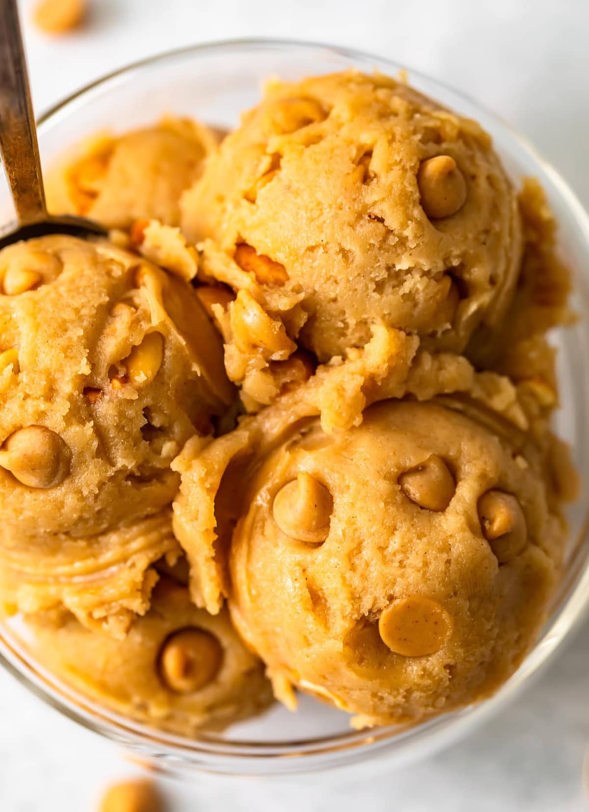 edible cookie dough in a bowl