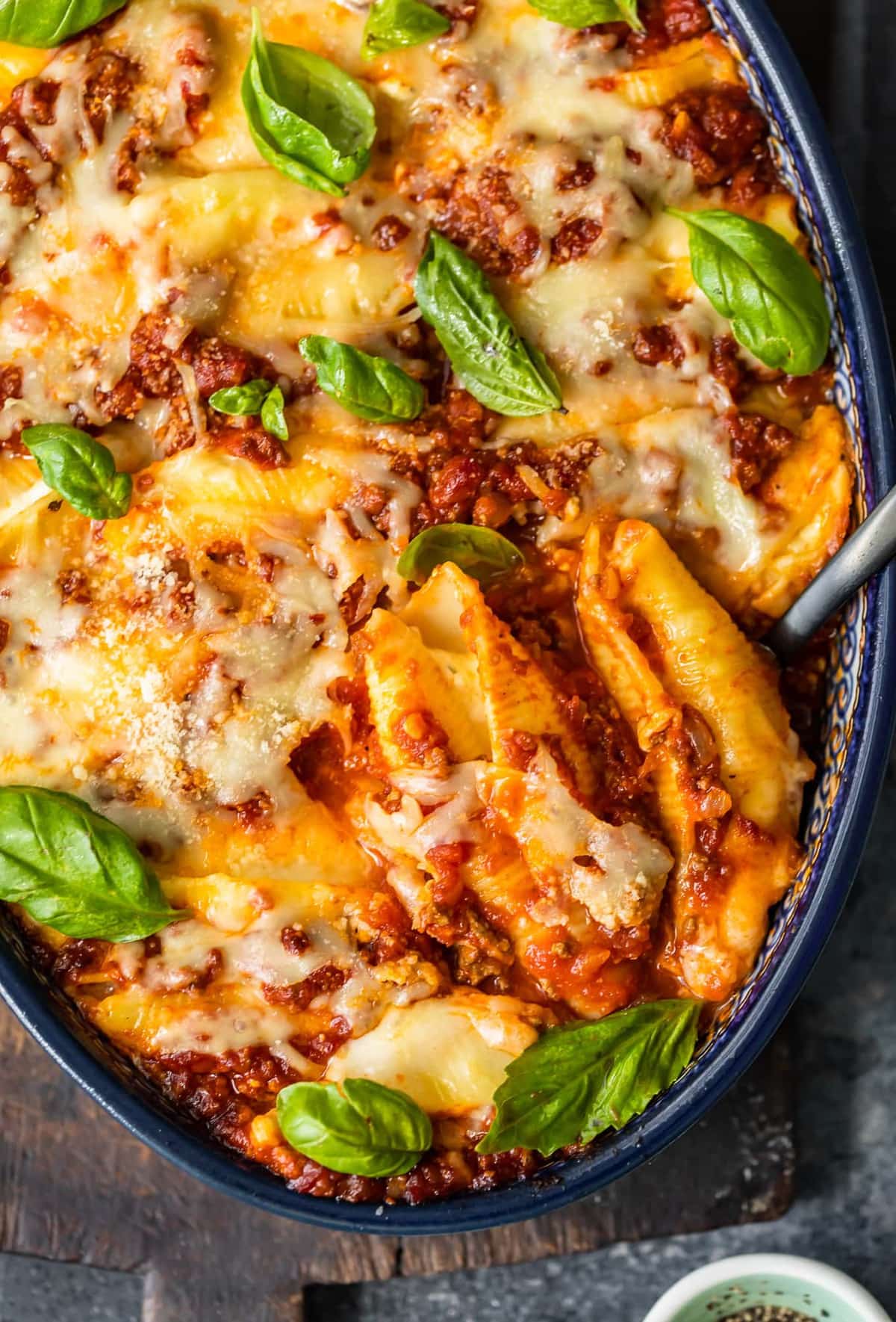 cheese stuffed pasta shells casserole