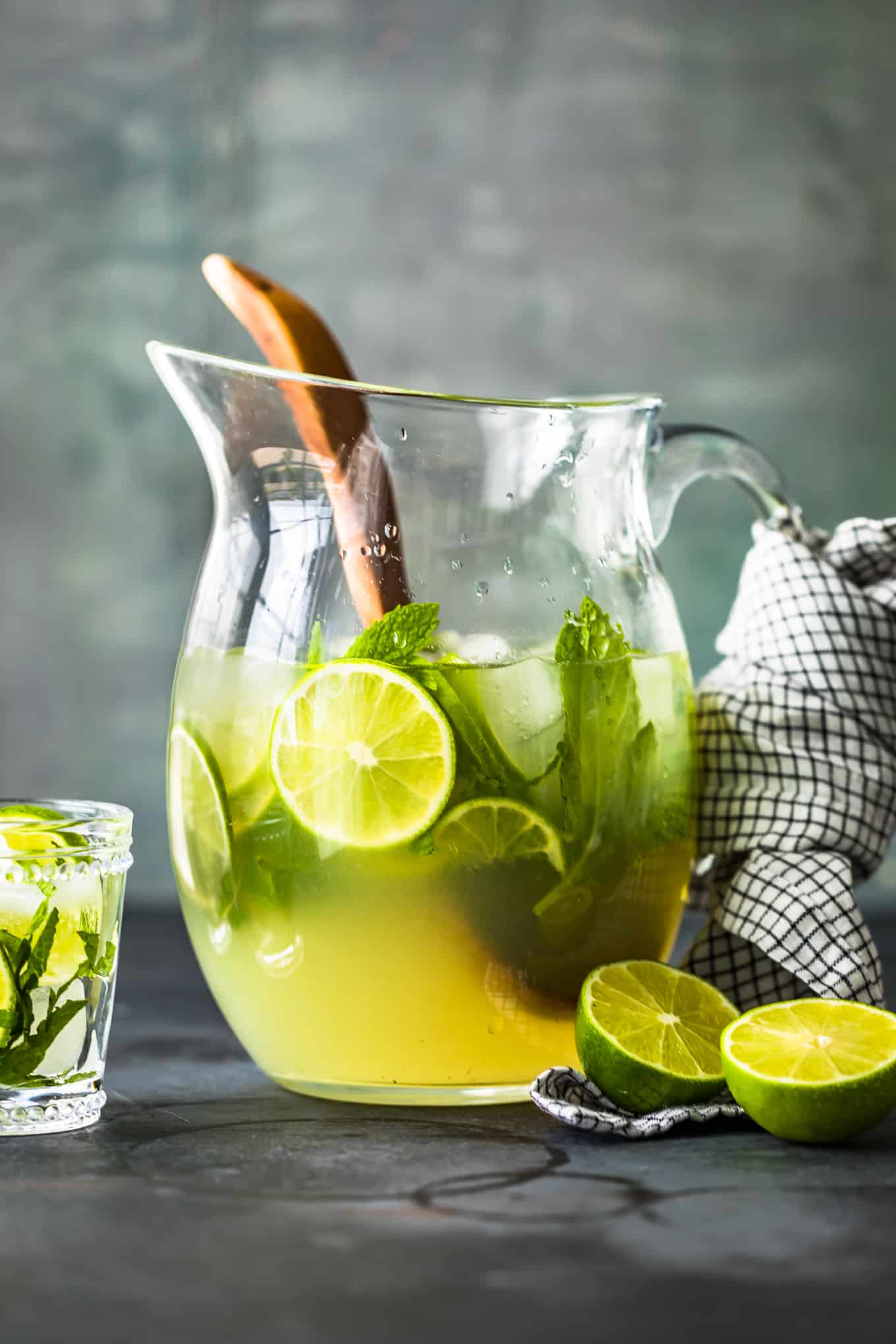 mojitos in a pitcher