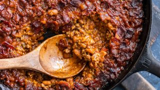 BBQ Baked Beans with Bacon 