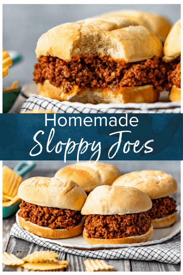 Homemade Sloppy Joes are the perfect thing to make for easy dinners this summer. Make the best sloppy joe sauce, add beef, and voila! Learn how to make sloppy joes from scratch and enjoy these messy sandwiches any night of the week. Yum! #thecookierookie #sloppyjoes #sandwich #summerrecipes