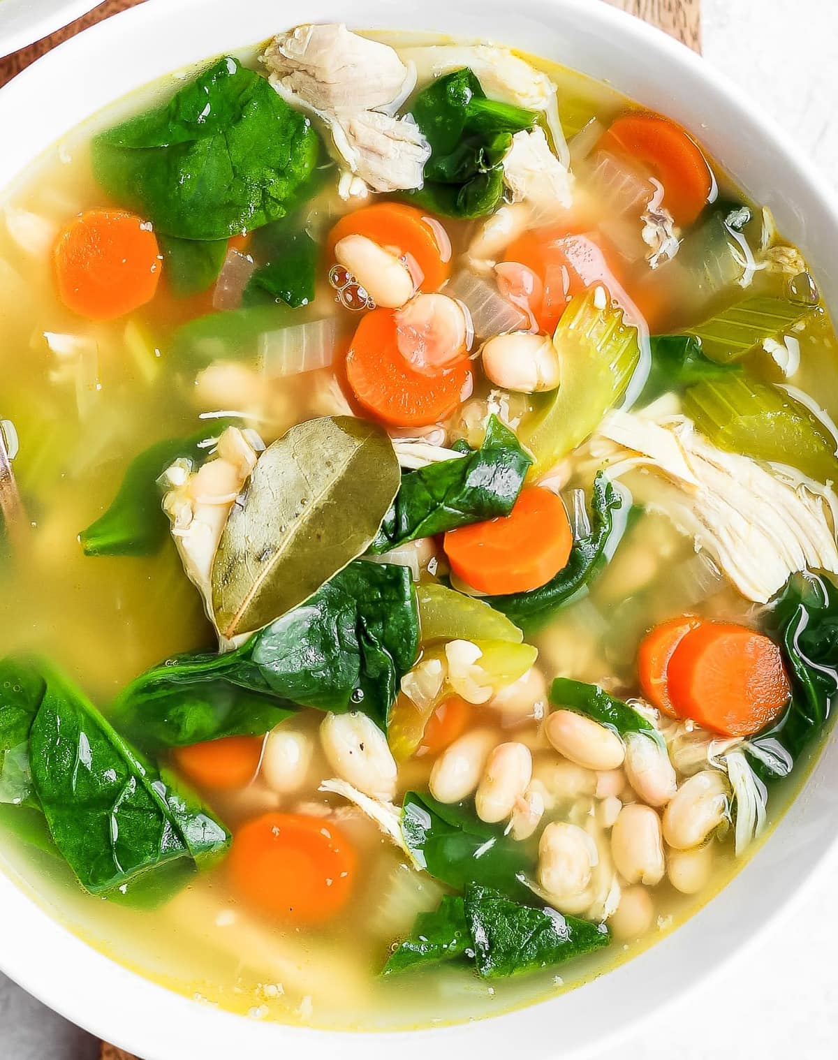 Crockpot Tuscan Chicken Soup The Cookie Rookie