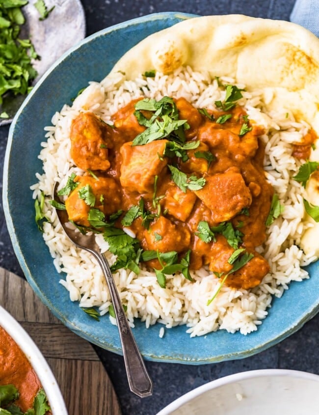 almond milk chicken curry