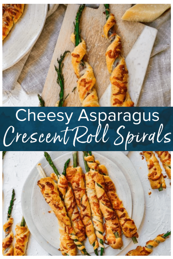 asparagus crescent roll spirals pinterest pic