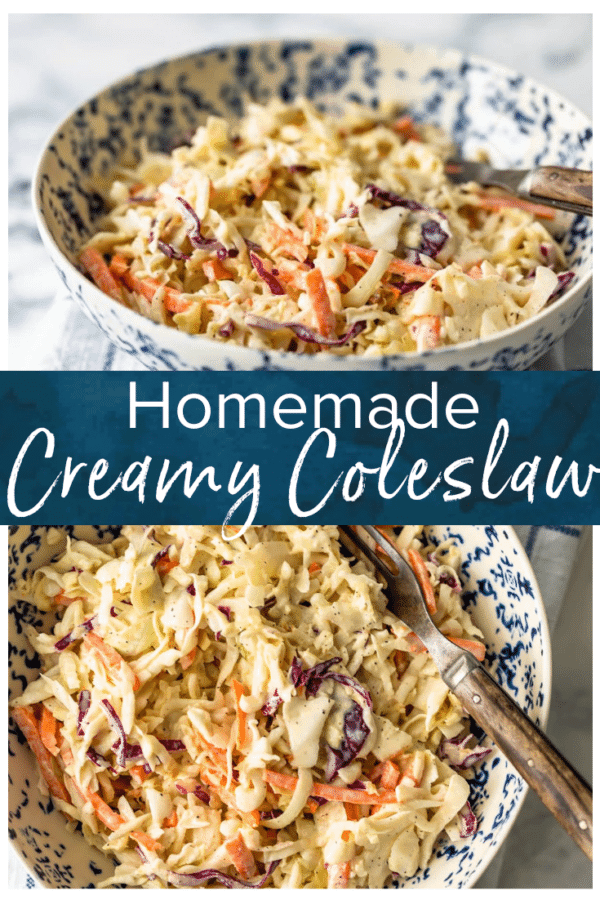 homemade creamy coleslaw pinterest photo