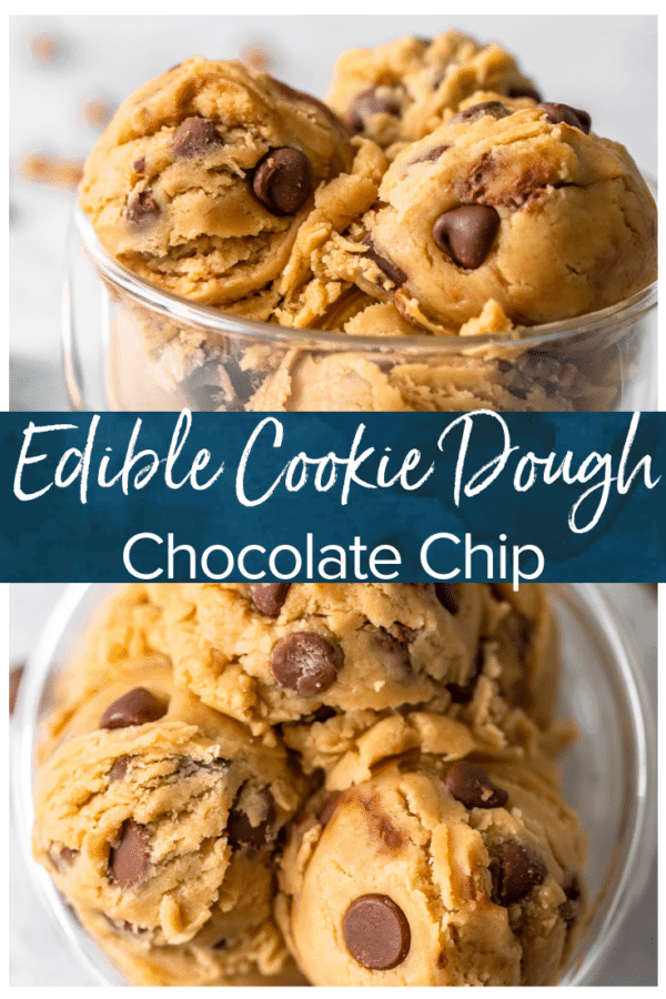 edible chocolate chip cookie dough pinterest pic