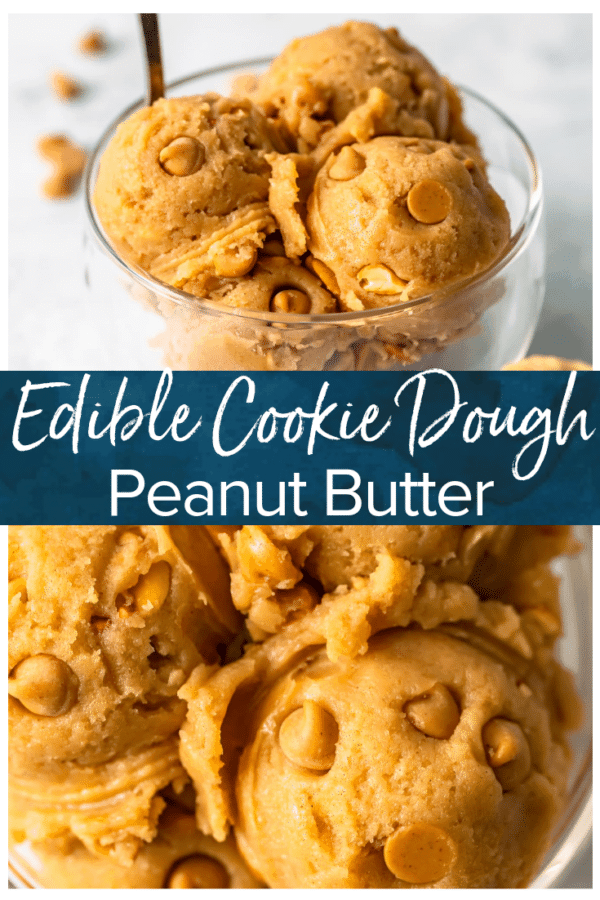 edible peanut butter cookie dough pinterest pic