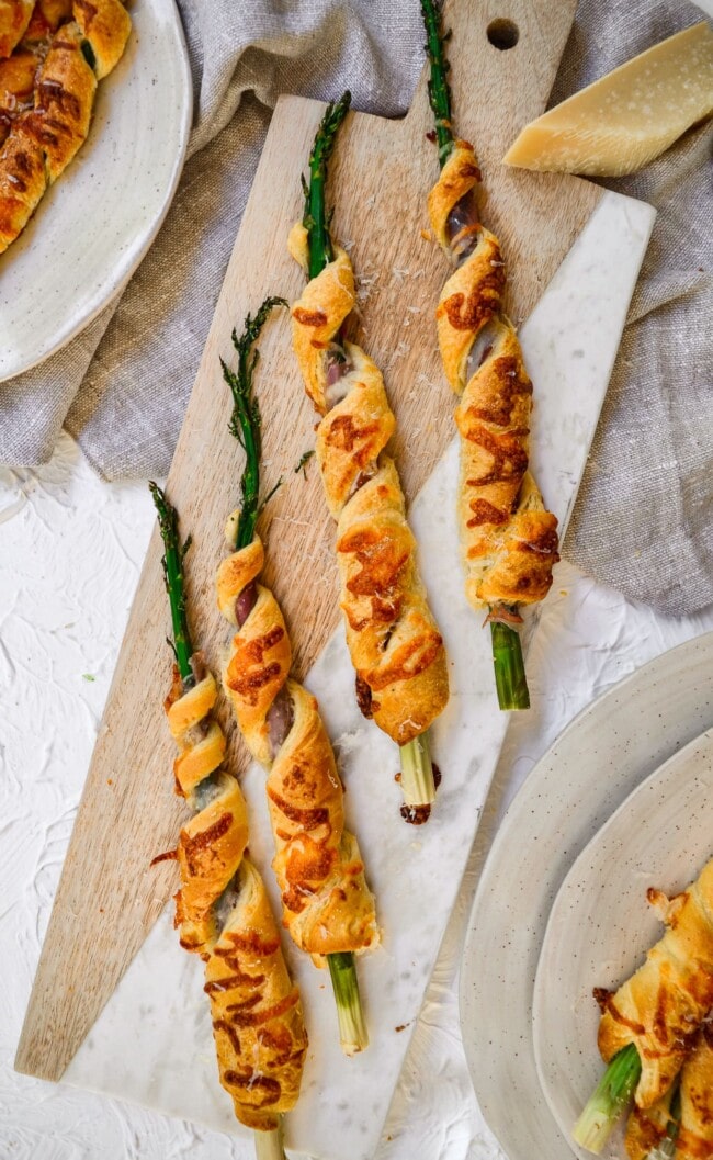 Asparagus Crescent Roll Appetizers - The Cookie Rookie®