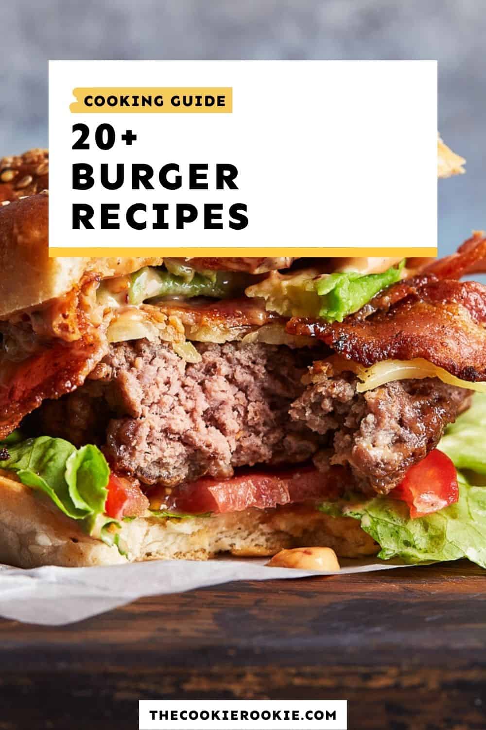 20 burger recipes (how to cook burgers)