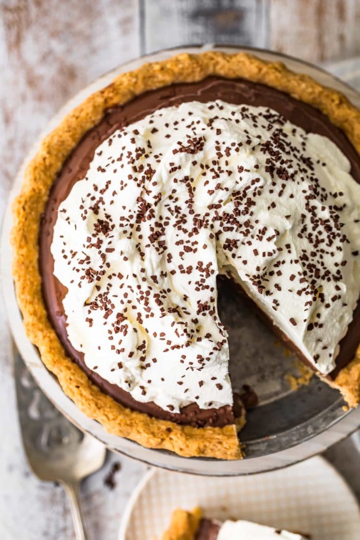 Chocolate Cream Pie Recipe (The Best!) The Cookie Rookie® (VIDEO!)